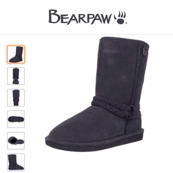 black bearpaw boots size 8